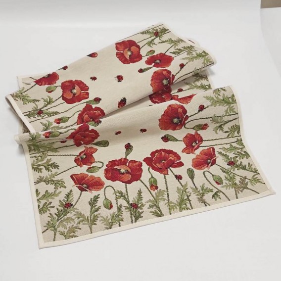 Gobelínový obrus Vlčie maky 2 40x100cm