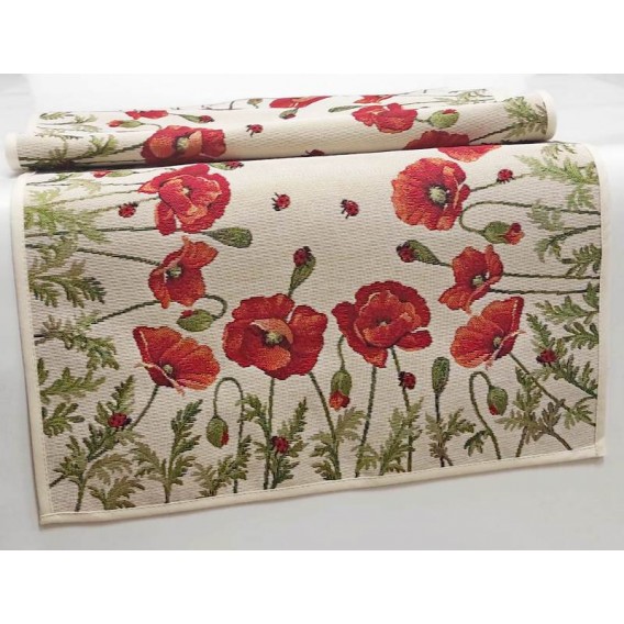 Gobelínový obrus Vlčie maky 2 40x100cm