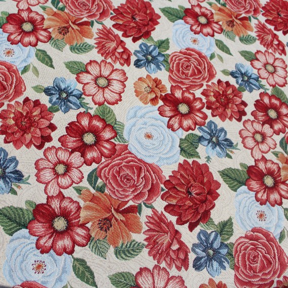 Gobelínový obrus Oranžové květy