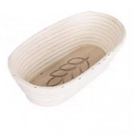 Ošatka oválna s dreveným dnom 26x13x9cm