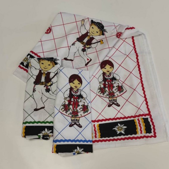 Kuchynské utierky 3Set kroje