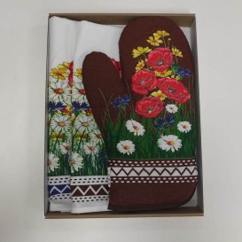 Kuchynský set 2+1 Maky a koprediny hnědý