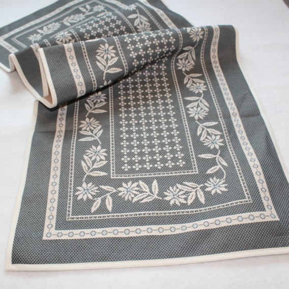 Gobelínový obrus Sivý 40X100cm