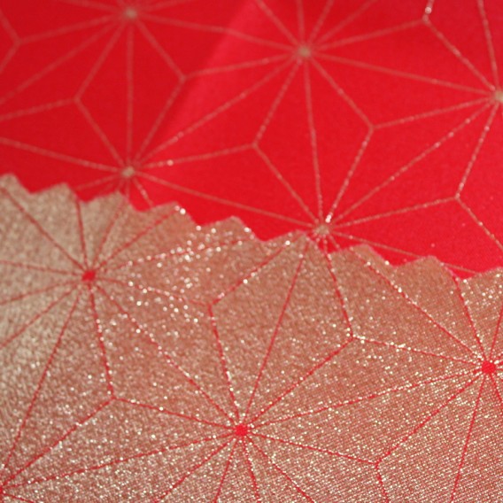 Obojstranný teflónový obrus Diamant červeno/zlatý