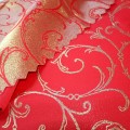 Obojstranný teflónový obrus Ornament červeno/zlatý