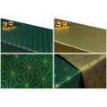 Obojstranný teflónový obrus Diamant zeleno/zlatý