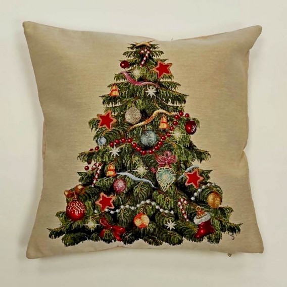 Gobelínová obliečka Vianočný stromček 2  45x45cm