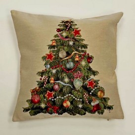 Gobelínová obliečka Vianočný stromček 2  45x45cm