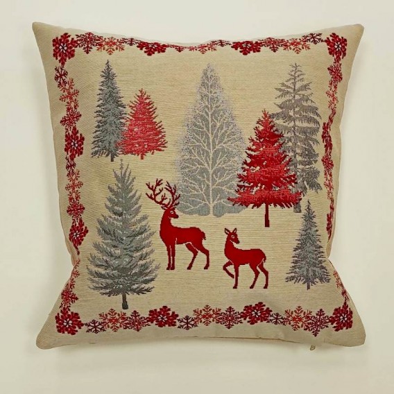 Gobelínový povlak Škandinávska zima 2 45x45cm