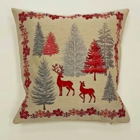 Gobelínová obliečka Škandinávska zima 2  45x45cm