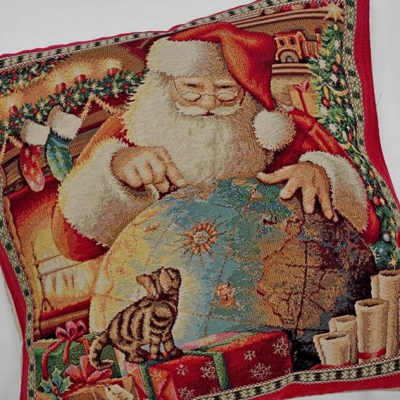 Gobelínová obliečka Škandinávska zima 2  45x45cm