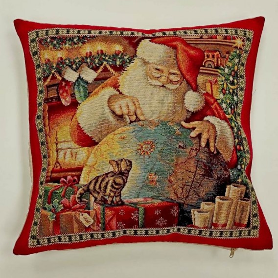 Gobelínová obliečka Škandinávska zima 2  45x45cm