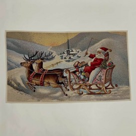 Gobelínový obrus vianočný Cesta zo severného pólu 40x70cm