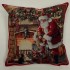 Gobelínová obliečkaMikuláš pri krbe 45x45cm