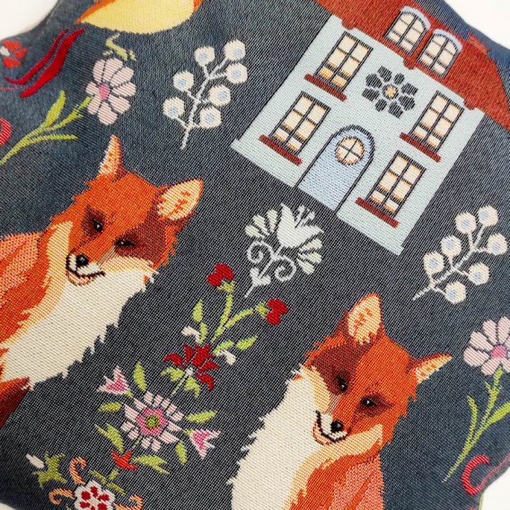 Gobelínový povlak Scanci liška 45x45cm