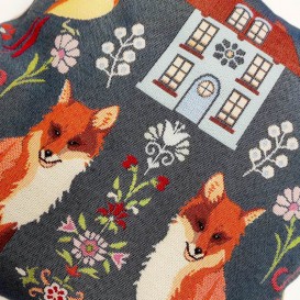 Gobelínový povlak Scanci liška 45x45cm