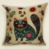 Gobelínová obliečka Scandi Mačka 45x45cm