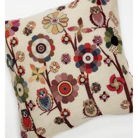 Gobelínová obliečka Funky sovičky 1 45x45cm