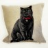 Gobelínová obliečka čierna mačka45x45cm