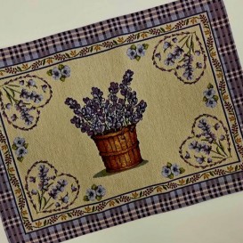 Gobelínový  ubrus Levandule 33x45cm