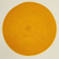 Prostíraní ratan žlutá kruh 38cm