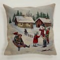 Gobelínový povlak Sánkovačka 45x45cm