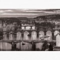Fototapeta - FT6340 - Čierno-biele mosty na Vltave