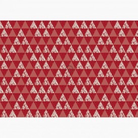 Fototapeta - FT6363 - Červeno-bílý trojúhelníkový vzor