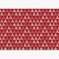 Fototapeta - FT6363 - Červeno-bílý trojúhelníkový vzor