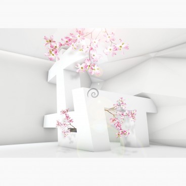 Fototapeta - FT6914 - 3D niečo s kvetom