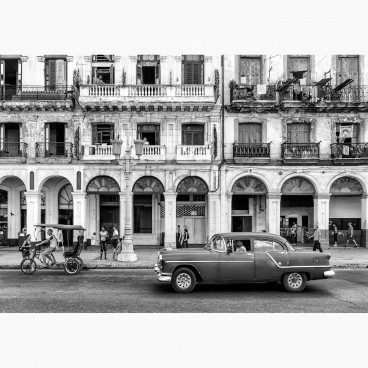 Fototapeta - FT7098 - Čierno-biela Havana