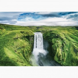 Fototapeta - FT7137 - Vodopád Skógafoss na Islandu