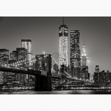 Fototapeta - FT7178 - Čierno-biely Brooklynský most