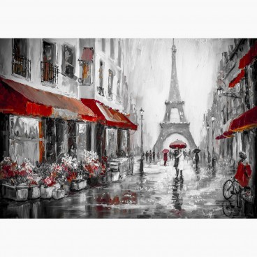 Fototapeta - FT7303 - Malovaný Paříž