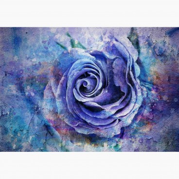 Fototapeta - FT7335 - Abstraktná modrá ruža