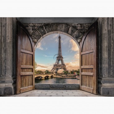 Fototapeta - FT7618 - Výhled na Eiffelovu věž