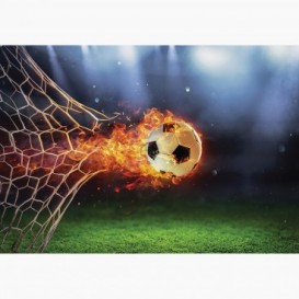Fototapeta - FT7654 - Hořící fotbalový míč