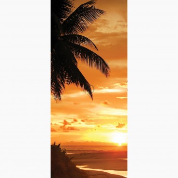 Fototapeta - DV1078 - Západ slunce mezi palmami