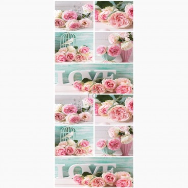Fototapeta - DV1111 - Ružové ruže